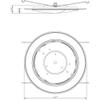 Morris Products Surface LED Recessed Lighting Retrofit Kit for Recessed Downlighting, Alternative to Incandescent Lights Energy Efficient, Dimmable, DOB Technology 3000K, 14.5 Watts, 6, White view 2