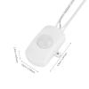 Zerone DC 5-24V Mini PIR Motion Occupancy for DIY LED Lighting, PIR Infrared Motion Sensor Detector Automatic LED Strip USB Interface (White) view 3