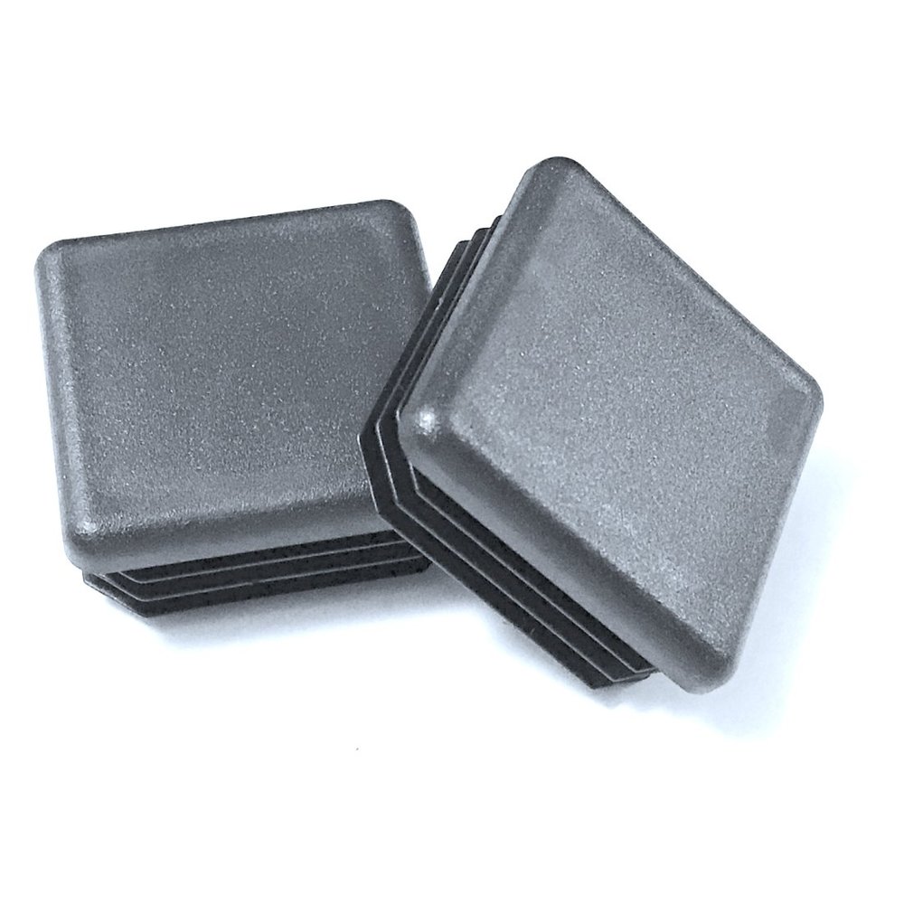 SBD Ltd. (Pack of 10 2" Square Black Plastic Tubing Plugs, |10-14 Ga for Hole Size 1.74" to 1.83" | 2 inch - 2"x2" |Fencing Post Inserts - End Caps for Various Fitness Equipment Replacement Attachmen