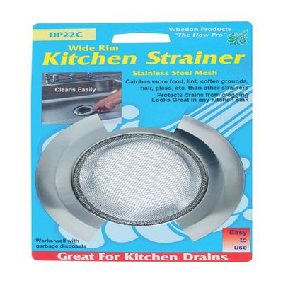 Whedon 4-1/2 in. Dia. Chrome Sink Strainer