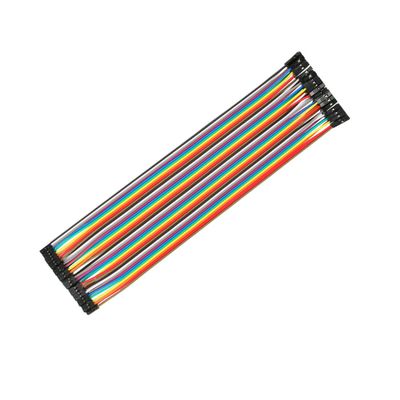 uxcell Female to Female 2P to 1P Jumper Wire 2mm to 2.54mm Pitch 20.5cm L