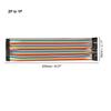 uxcell Female to Female 2P to 1P Jumper Wire 2mm to 2.54mm Pitch 20.5cm L view 2