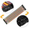 uxcell Female to Female 2P to 1P Jumper Wire 2mm to 2.54mm Pitch 20.5cm L view 3