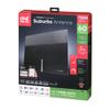 One for All 16472 HDTV 1080p Amplified Indoor TV Antenna 50 Mile Range with Multi Directional Reception, 8 Feet Coaxial Cable & Signal Level Indicator - Black view 2