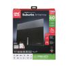 One for All 16472 HDTV 1080p Amplified Indoor TV Antenna 50 Mile Range with Multi Directional Reception, 8 Feet Coaxial Cable & Signal Level Indicator - Black view 3