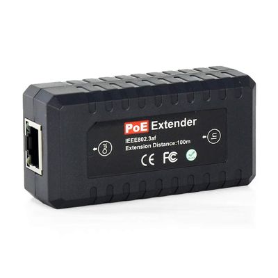 PoE Extender Ethernet Repeater 1 Port 10/100, IEEE802.3af for Security Systems IP Camera Poe Splitter, IP Phone Network PoE Signal Extender by CENTROPOWER