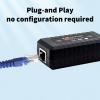 PoE Extender Ethernet Repeater 1 Port 10/100, IEEE802.3af for Security Systems IP Camera Poe Splitter, IP Phone Network PoE Signal Extender by CENTROPOWER view 3