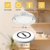 LED Ceiling Light,Auffel Minimalist Modern 11-Inch Surface Flush Mount Light Fixture Glass 4000K Daylight White Lamp 1980LM K9 Crystal Chandelier Lighting for Kitchen,Bathroom,Bedroom,Hallway view 2