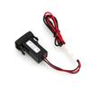 QC3.0+5V 3A Dual USB Power Socket, Quick Charge Car Charger USB Adapter for Smart Phone PDA Android GPS Use for Toyota VIGO view 3