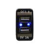 QC3.0+5V 3A Dual USB Power Socket, Quick Charge Car Charger USB Adapter for Smart Phone PDA Android GPS Use for Toyota VIGO view 4