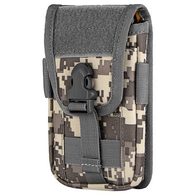 IronSeals Tactical Molle Pouch Compact Utility EDC Waist Pack Phone Holster with Card Slots for 4.7"-6.9" Phone