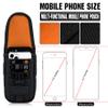 IronSeals Tactical Molle Pouch Compact Utility EDC Waist Pack Phone Holster with Card Slots for 4.7"-6.9" Phone view 4