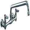 Aqua Plumb 1800091 AB1953 REQUS 8-Inch Two-Handle Polished Chrome Combo Wall-Mount Faucet with 12-Inch Tube Spout view 1