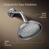 Kohler 72773-CP Artifacts Single-function showerhead, 2.5 gpm, Polished Chrome view 3