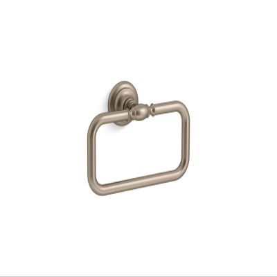 Kohler K-72571-BV Artifacts Towel Ring, Vibrant Brushed Bronze