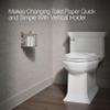 Kohler K-72576-BV Artifacts Toilet Tissue Carriage, Vibrant Brushed Bronze view 4