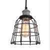 Woodbridge Lighting 18323GYPWL-SW106BK Fulton Black Wire Cage Mini-Pendant W/ST64 Bulb view 1