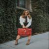 ECOSUSI Women Briefcase PU Leather Laptop Bag Large Shoulder College Satchel Bagfit 15.6" Laptop view 2