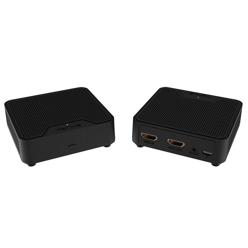 Nyrius WS55 Wireless HDMI Video Transmitter & Receiver for Streaming HD 1080p Video & Digital Audio from A/V Receiver, Cable/Satellite Box, Blu-ray, PC to TV/Projector