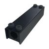 PB1A-2X1DUP-BK Steel Project Box Pre-Punched for 2 xlr's and 1 Duplex view 2