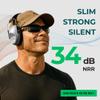 Pro For Sho 34dB NRR Hearing Protection Ear Muffs  Highest NRR Compact Design Ear Protection for Loud Events & Sensory Use (Grey) view 2