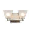 Kalco 316332GN Weston Vanity, 2-Light LED 6 Total Watts, Glazed Nickel view 1
