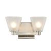 Kalco 316332GN Weston Vanity, 2-Light LED 6 Total Watts, Glazed Nickel view 2