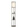 Artiva USA Exeter Durable Glass Display Shelf Floor Lamp view 2