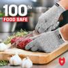 NoCry Cut Resistant Gloves Food Grade with Grip Dots for Superb Grip - Breathable & Lightweight Cutting Gloves for Chefs - Ambidextrous - Cut Resistant Kitchen Gloves for Cutting or Woodworking Gloves view 4
