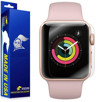 ArmorSuit Apple Watch (38mm) (Series 3/2/Nike+ Compatible) Screen Protector [2 Pack] Full Coverage MilitaryShield Screen Protector for Apple Watch (38mm) (Series 3/2) - HD Clear Anti-Bubble