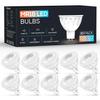 Torkase 10 Pack MR16 LED Bulbs, 5W 12V, GU5.3 Bi-Pin Base, 40 Degree Spotlight Bulb, 50 Watt Equivalent, Non-Dimmable, 500-Lumen, 6000K Cool White for Landscape Lighting, Recessed, Track Lighting view 1