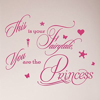29"x24" This is Your Fairytale, You are the Princess Girl Room Wall Decal Sticker Art Mural Home Decor Wall Decal Sticker Art Mural Home Decor