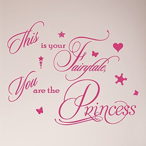 29"x24" This is Your Fairytale, You are the Princess Girl Room Wall Decal Sticker Art Mural Home Decor Wall Decal Sticker Art Mural Home Decor