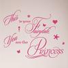 29"x24" This is Your Fairytale, You are the Princess Girl Room Wall Decal Sticker Art Mural Home Decor Wall Decal Sticker Art Mural Home Decor view 1