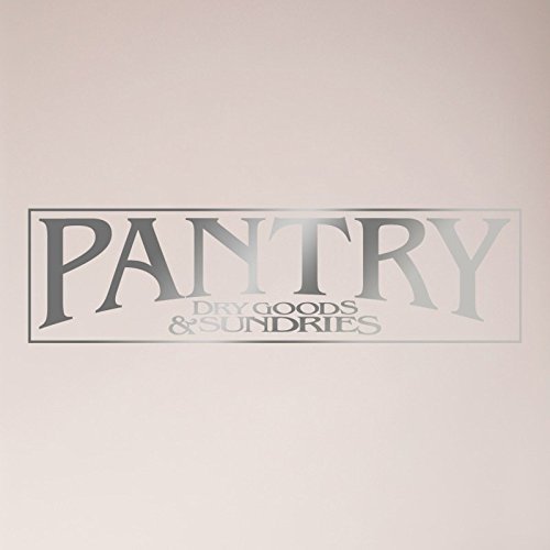 24"x6" Pantry Sign Dry Goods and Sundries Sign Kitchen Door Food Wall Decal Sticker Art Mural Home Dcor