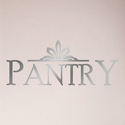 22"x12" Pantry Sign Embellishment Sign Kitchen Door Food Wall Decal Sticker Art Mural Home Dcor