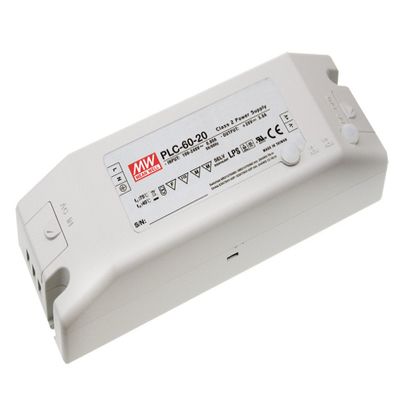 MW Mean Well PLC-60-12 12V 5A 60W Single Output LED Power Supply with PFC