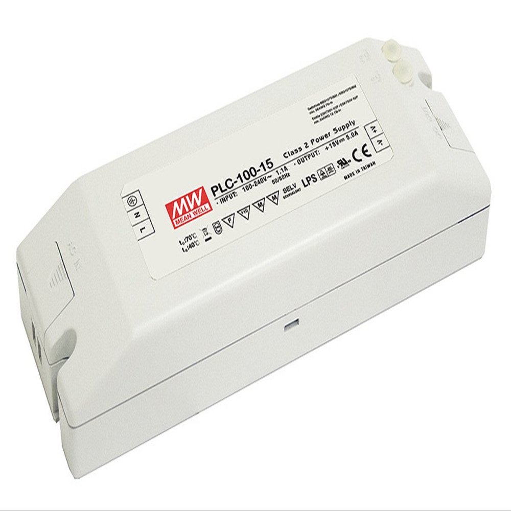 MW Mean Well PLC-100-20 20V 4.8A 96W Single Output LED Power Supply with PFC