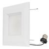 Westgate Lighting 9 Watt 4" Inch Recessed Lighting Kit with Baffle Trim - Square Shaped LED Retrofit Downlight - Premium Dimmable Light Fixture - Best Ceiling Lights - (1 Pack 3000K Soft White) view 2