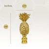 Royal Designs, Inc. Trendy Resort Pineapple 2.75" Lamp Finial (Polished Brass) view 3