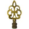 Royal Designs, Inc. Open Filigree Motif Lamp Finial for Lamp Shade, F-5014AB-1, Antique Brass view 1