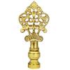 Royal Designs Vintage Key Design 3.25" Lamp Finial for Lamp Shade (Polished Brass) - Single view 1