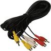 MXXGMYJ MagicW 10ft 3 Rca Male to 3 Rca Female Audio Video Extension Cable 3RCA Male to Female Audio Composite Extension Video Cable DVD AV TV UK view 1
