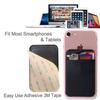 CA+ Phone Wallet Card Holder for Phone Case Sleeves Stick On Wallet for Cell Phone Card Holder Durable Adhesive Sticker ID Credit Card Holder for Back of Phone (Black/Rosegold/Grey) view 4