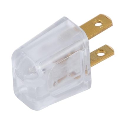 B&P Lamp Polarized Quick Connect Lamp Plug (SPT-1, Clear)
