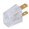 B&P Lamp Polarized Quick Connect Lamp Plug (SPT-1, Clear) view 1