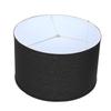 FenchelShades.com 18" Top Diameter x 18" Bottom Diameter 11" Height Cylinder Drum Lampshade USA Made (Designer Black) view 1