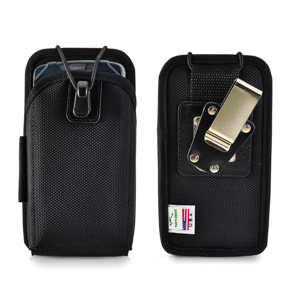 Turtleback Mobile Computer Case Made for Intermec Honeywell CN51,CN50 Touch Computer Nylon Holster, 2 Belt Clips (Metal Clip & Belt Loop) Mobile Scanner Holder Fits Devices 6 1/4" X 3 1/8" X 1 1/8"