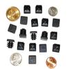 SBD Ltd. (Pack of 25) 1/2" OD Square End Caps (16-18 Ga) - 0.37" - 0.40" ID Hole Size Tube Covers || 0.50 Square Inch Sliding Inserts | Furniture Chair Table Leg Caps | Fitness Eqpt End Caps | by SBD view 3