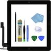 Zentop Touch Screen Digitizer Replacement for Black iPad 4 4th Generation A1458 A1459 A1460 Glass Assembly Repair Kit with Frame Bezel,Tools. view 1